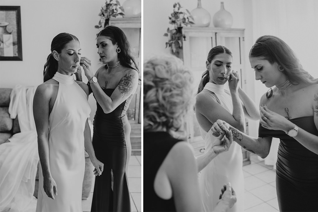 fotografía de boda en Cazorla en las Ruinas de Santa María