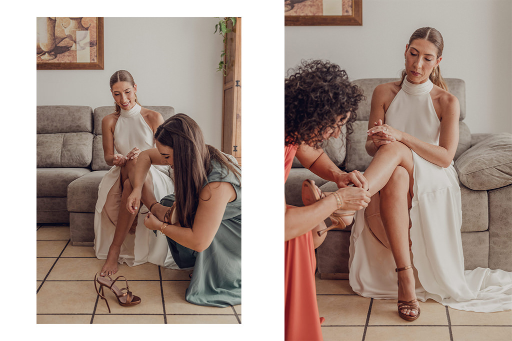 fotografía de boda en Cazorla en las Ruinas de Santa María
