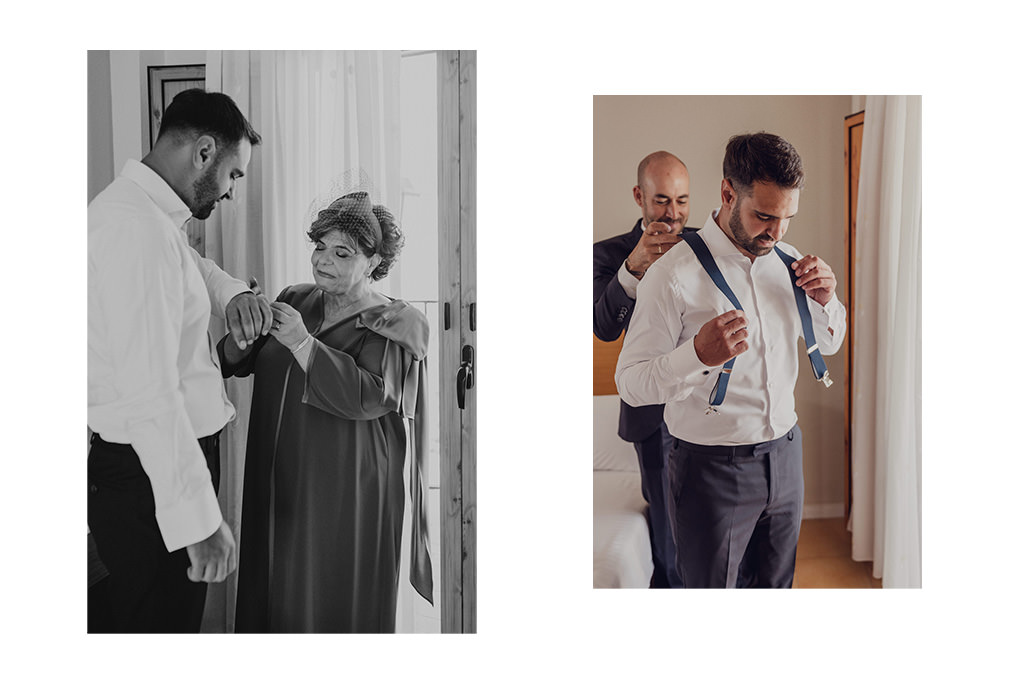 fotografía de boda en Cazorla en las Ruinas de Santa María