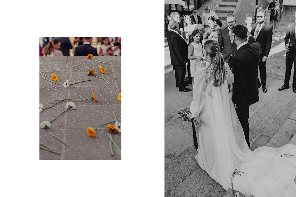 fotografía de boda en Cazorla en las Ruinas de Santa María
